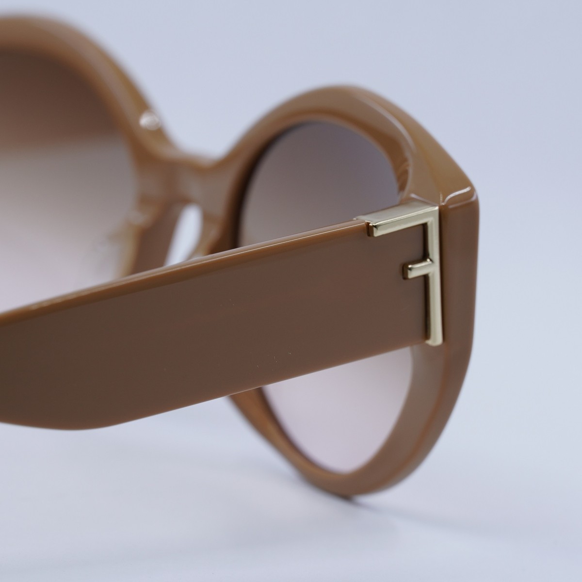 New Fendi FE40037U 57F Shiny Camel/Brown to Pink Gradient 55 
