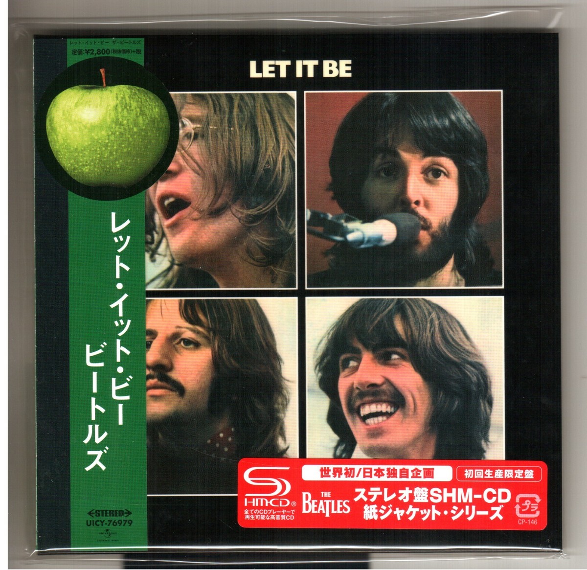 New Beatles Let It Be Japan First Press SHM Mini LP CD Red label +