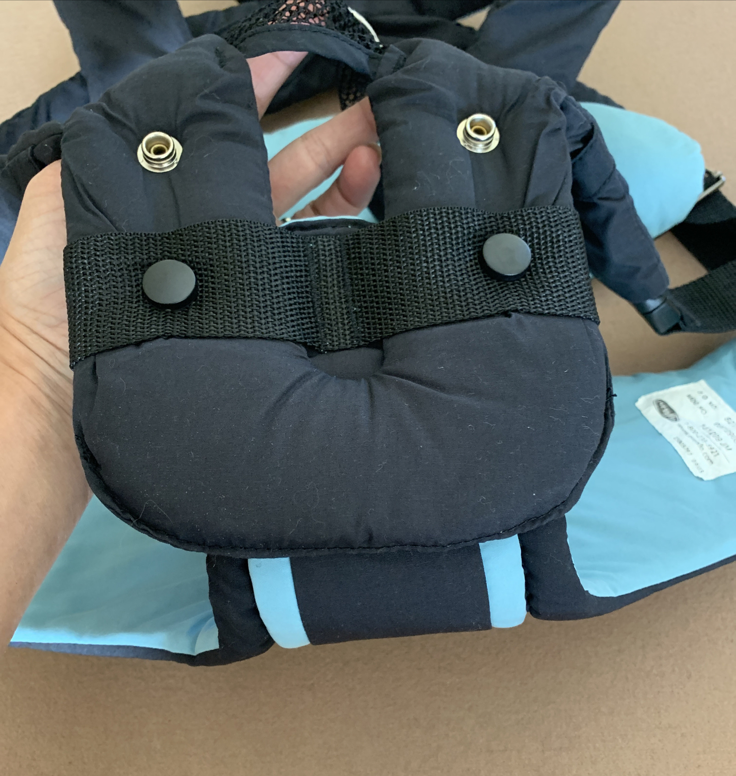 Evenflo Snugli Baby Backpack Carrier Baby Blue/Gray eBay
