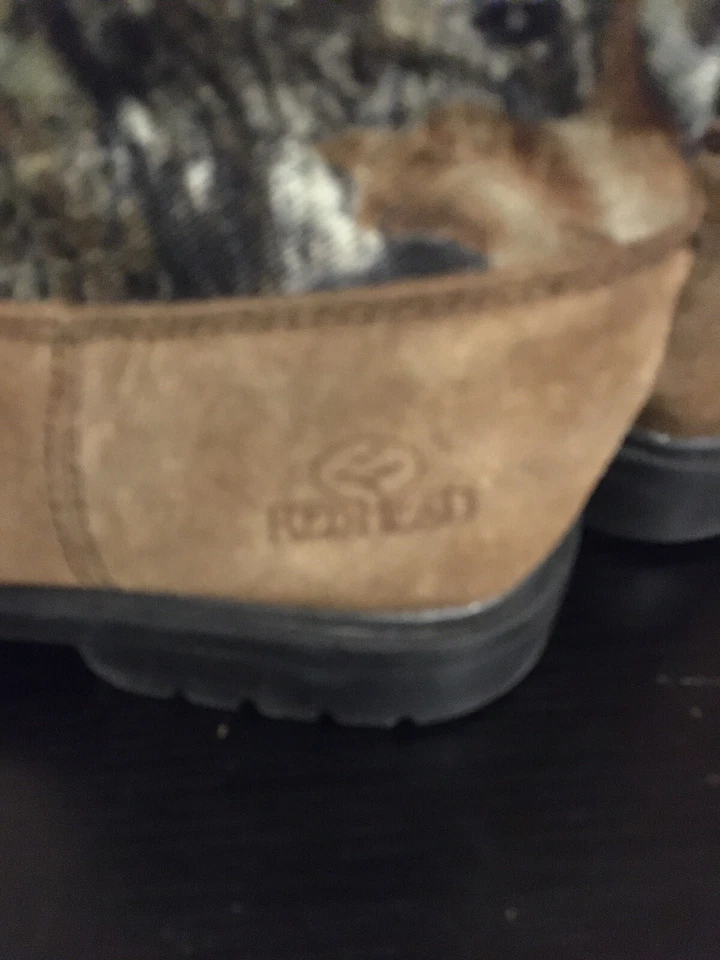 Botas Red Head camuflaje 7 gamuza lona sin cordones Red Head 900 camuflaje aislado Foto 3 de 4