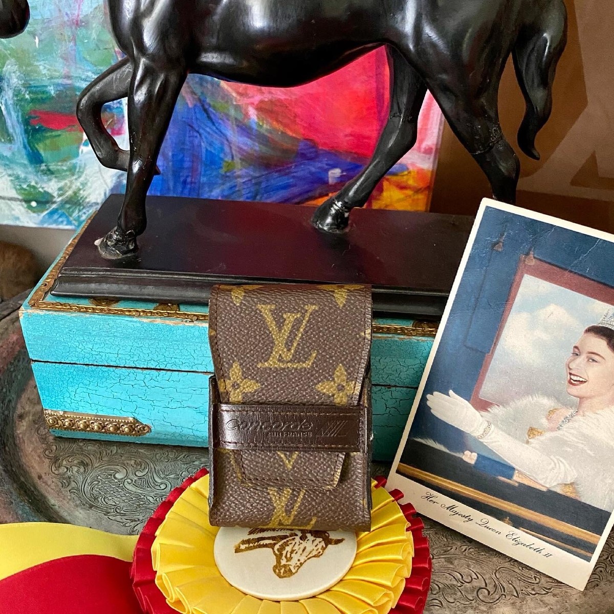 Ultra RARE Vintage LOUIS VUITTON Air France CONCORDE Playing Card