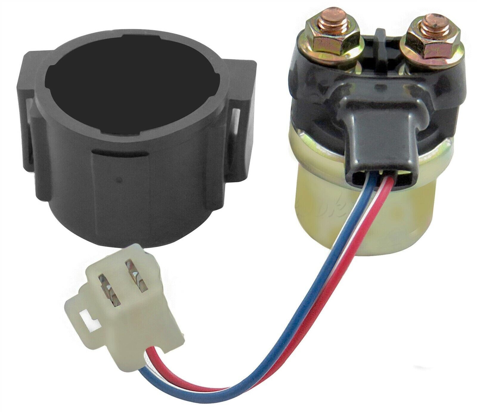 1998-2001 Grizzly Starter Starter Motor &amp; Relay Solenoid Combo For Yamaha Grizzly 600 YFM600 (1998-2001 ATV) By Caltric Caltric Starter Kit