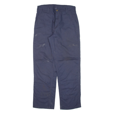 CARHARTT Workwear Herren Hosen Blau Normal Gerade W30 L30