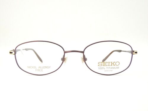 SEIKO T-097 TITANIUM Designer Eyeglasses Brille Goggles lunettes de vue NEU NEW - Photo 1 sur 18