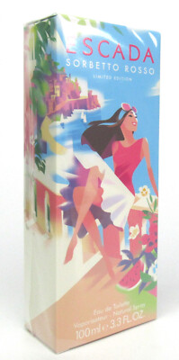 Escada Sorbetto Rosso Eau de Toilette 100 ml Spray Woman (GRUNDPREIS 899,00 /L)