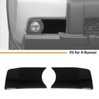 For 4Runner 2010-2013 2Pc Smoked Black Exterior Front Fog Light Guard Trim Cover