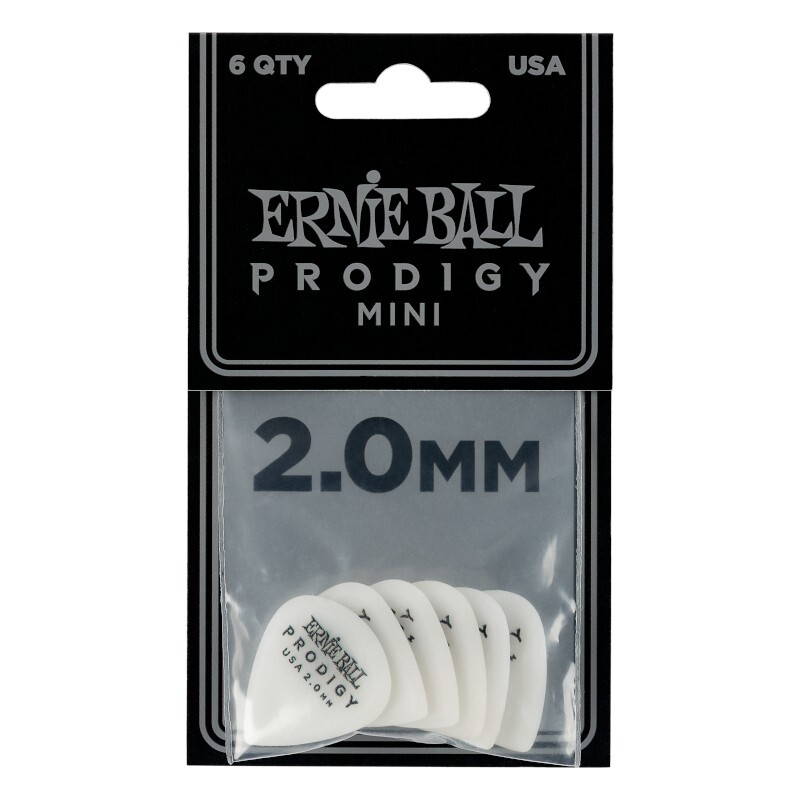 ERNIE BALL EB9203 Prodigy Mini 20 6-упаковочный Плектрен Delrin Wei 2990₽
