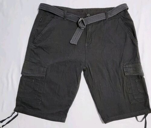 Ring Of Fire Green Cargo Shorts Mens Size 38
