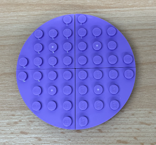 vier Stück LEGO® - Platte Viertelkreis 4x4 #30565 in verschiedenen Farben - Bild 52 von 63