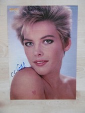 C. C. Catch autograph signed A4 magazine image