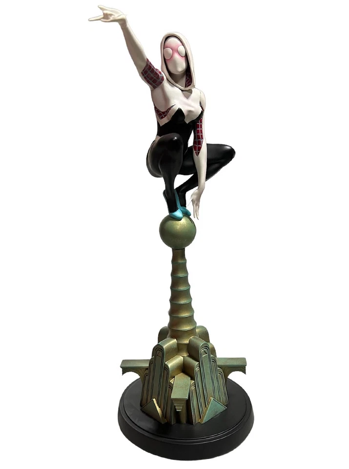 Mondo Spider-Gwen Polystone Statue Marvel Comics Phantom Creative New In Box - Image 2 of 4