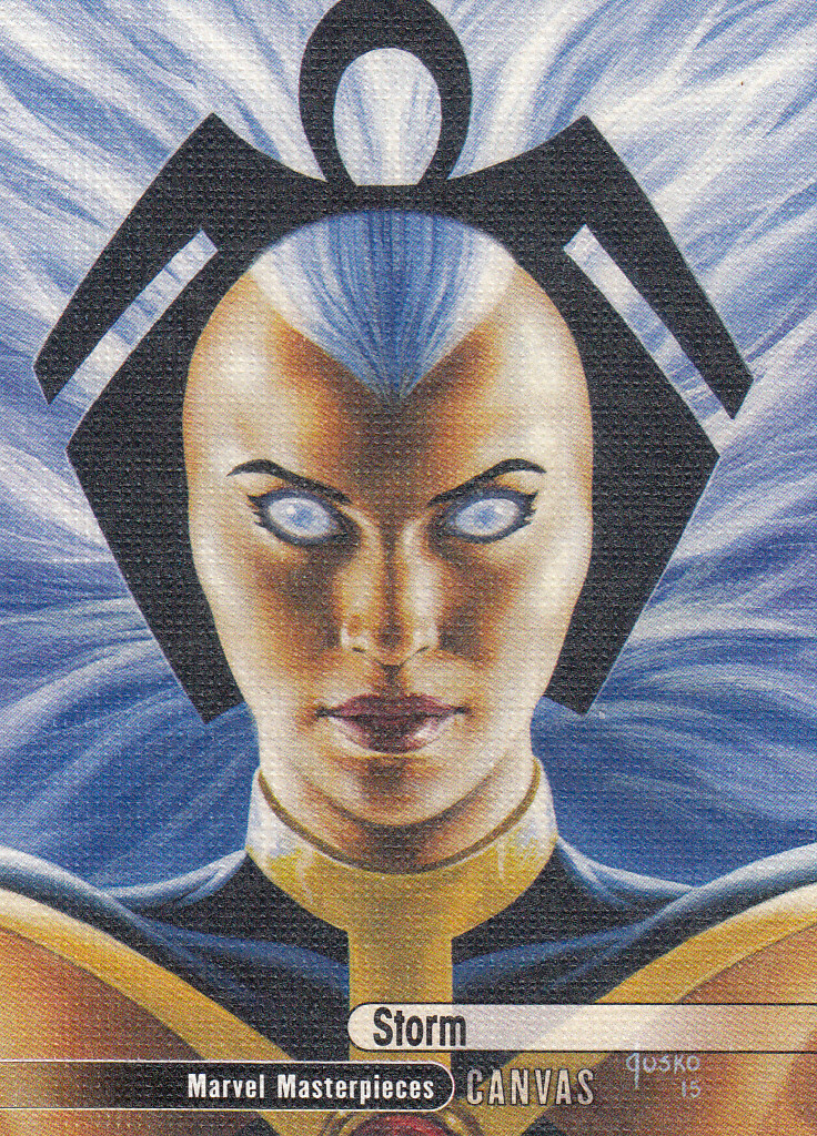 2016 Marvel Masterpieces Canvas 99 STORM High Series SSP😍*