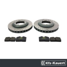 Sebro Bremsscheiben Bremsbeläge SET Vorne passend für Porsche 911 Turbo 81-89