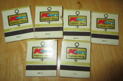#ad Vintage Kmart Matches QTY 6 Unstruck NOS $11.10