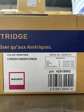 Genuine OKI Okidata 42918982 Magenta Toner Cartridge C9650 C9600 C9800