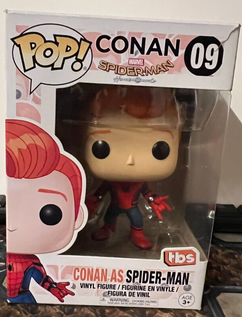 Funko Pop Conan O'Brien (as Spider-Man) #09 (SDCC) Vaulted