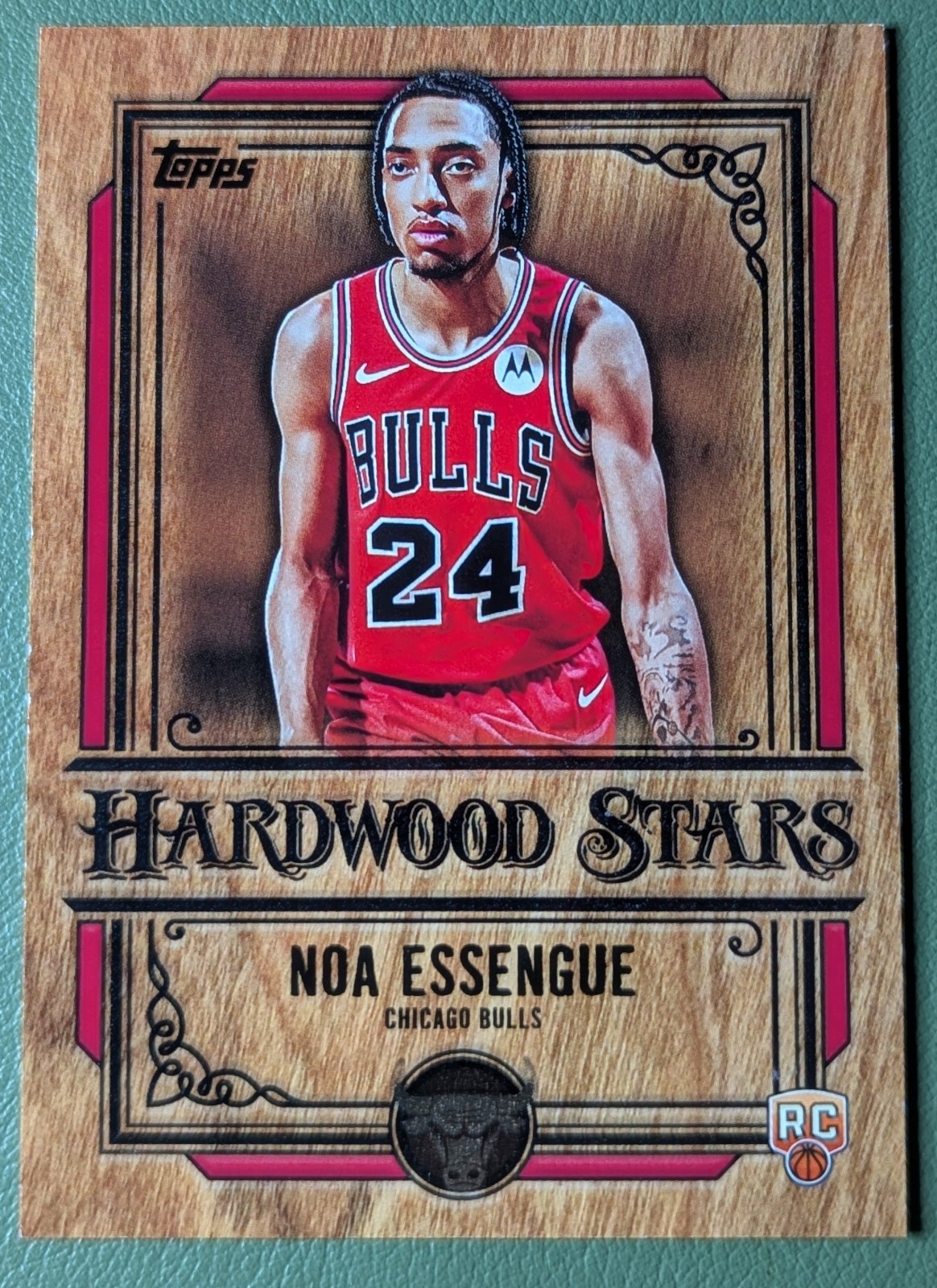 2025-26 Topps #HS-18 Noa Essengue Hardwood Stars RC Rookie NBA Chicago Bulls SP