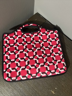 The Macbeth Collection Mac Carrying Case Zipper Close Pink And Black