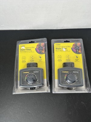 Melnor Water Timer Sunrise Once A Day Electronic Light Sensor- Set Of 2