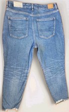 AMERICAN EAGLE Curvy Mom Jean Women's Size 18 36x29 Distressed Stretch Denim NWT