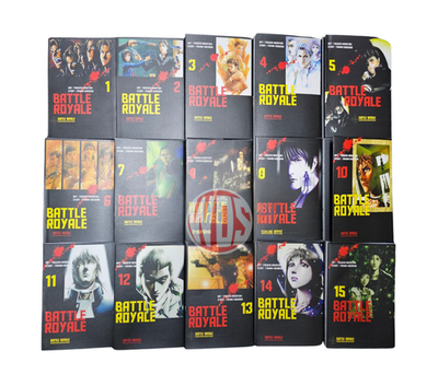 Battle Royale Manga English Version Set | Volume 1-15 (END) by