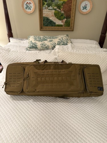 Votagoo Elite Ranger Tan Soft Double Rifle Backpack Case 36” X 12”