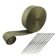 2"x33ft Roll Car Motorcycle Header Turbos Pipe Manifold Exhaust Heat Wrap Tape