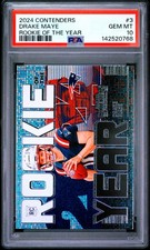 2024 CONTENDERS ROOKIE OF THE YEAR CONTENDERS #3 DRAKE MAYE PSA 10