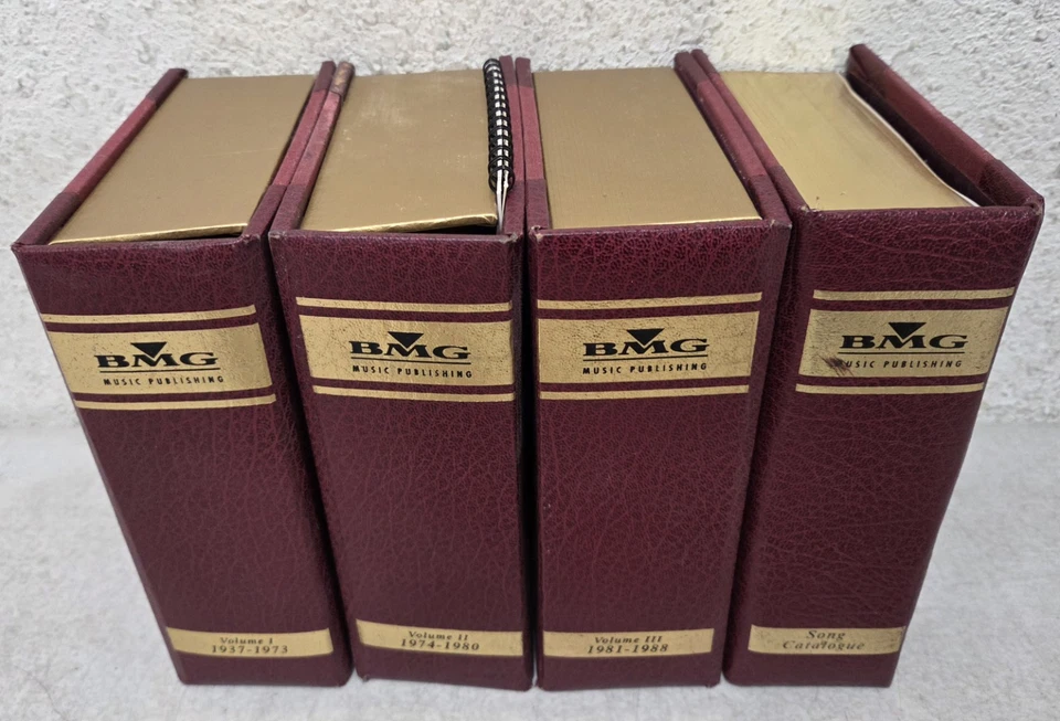 BMG Music Publishing CD Lot Set Of 3 + Song Catalogue Vol 1 2 3 1937-1988 - Image 2 of 4