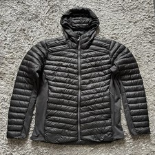 Rab Men's Cirrus Flex Hoody Hooded Jacket Grey Size XL