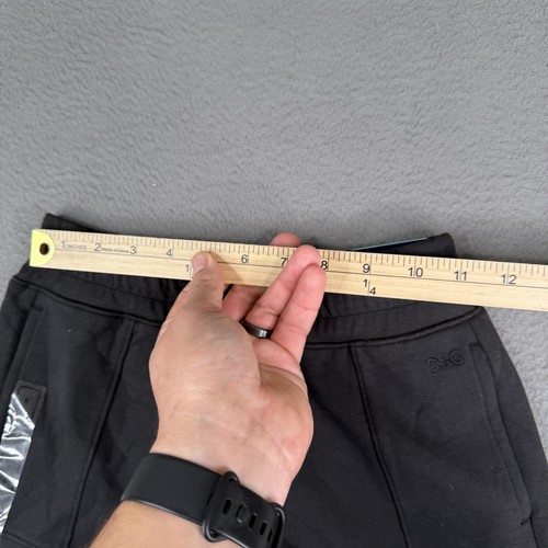 DSG Shorts Mädchen Small 8-9 schwarz Sport Fleece mittelhoher Bund lockere Passform Kordelzug - Bild 8 von 12