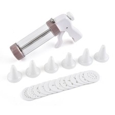 Cream Syringes Muffin Dessert Extruders Nozzles Flower Piece Suit Kitchen Gadget