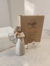 Willow Tree "Angel of Friendship" Girl W/ Dog Puppy Love #26011 1999 Demdaco NIB
