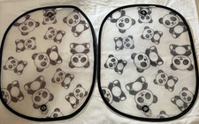 Baby Car Assessories 3 Panda Window Screens  Seat Protector