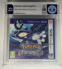 Pok mon Alpha Sapphire RARE UK Version 9.8 A WATA Graded Nintendo 3DS Sealed
