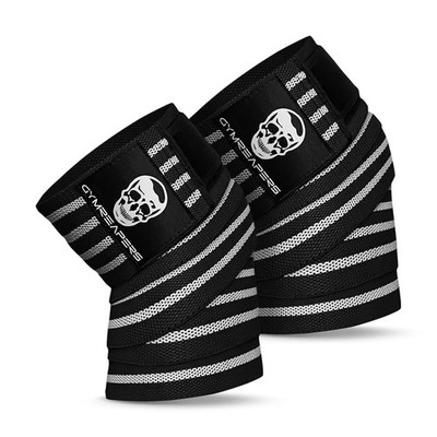 Gymreapers Knee Wraps with Straps for Squats, Weightlifting & Powerlifting