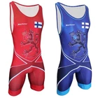 MEN'S WRESTLING SUIT BERKNER FINLAND SINGLET TRIKOT