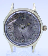 BRAILLE INSTITUTE SWISS GALLET & Co. WRIST WATCH 17j, 35mm 16mm LUG FHF 81 (M12)