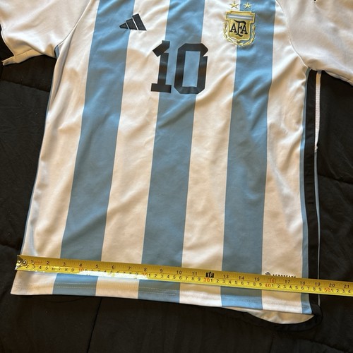 2022 Argentina World Cup Lionel Messi Jersey Size Small - Picture 2 of 5