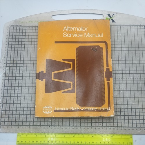 Oldtimer Interauto Book Company Lichtmaschine Service Manual 1972 Test Reparatur Ladung