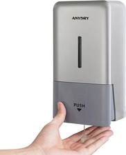 27oz 800 ml Manual Wall Mounted Soap Dispenser, Ideal for Commercial Bathrooms