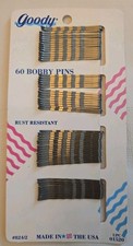 Vintage Goody Bobby Pins 54Pack Copper Tone 824 Made In USA 1982