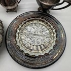 Vintage 20lbs Silver Plated Tea Pots, Serving Platter (Rogers, Wilcox & Wallace) — photo 5