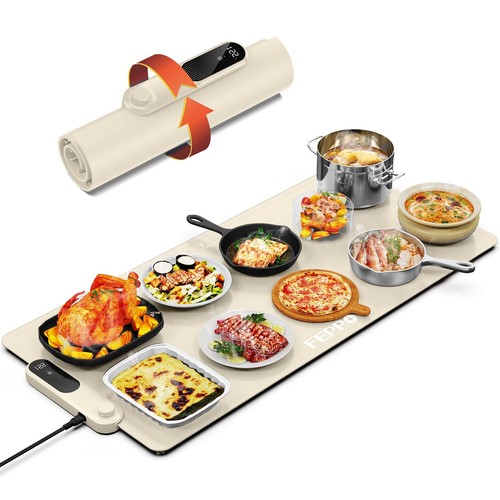 Food Warming Mat, (XXL 35”x16”) Electric Warming Trays for Buffets Party, Fas...