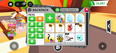 Adopt Me! NFR Cow and MR Slimingo plus fly and ride potions cash app NGF