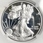 2015-W $1 American Silver Eagle NGC PR70 Ultra Cameo Early Release Proof Coin