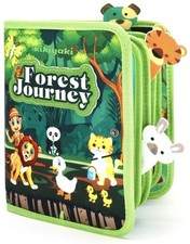 Busy Book for Toddlers 1-3, Montessori Toys Busy Board for 1 Year Old, Forest...