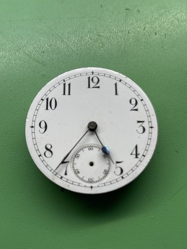 Omega Taschenuhrwerk für Teile und Ersatzteile gute Unruh portofrei