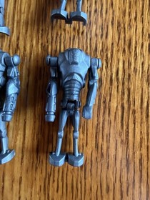 Lego Star Wars Super Battle Droid Pearl Dark Gray 4X Lot (7654) - See Photos