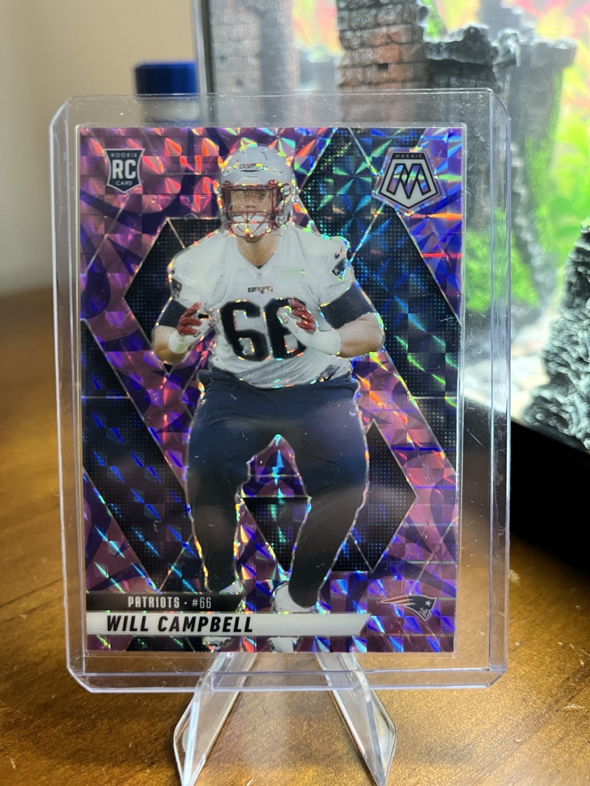 💎2025 Panini Mosaic Football - Will Campbell #378 Purple Reactive Prizm (RC)📈